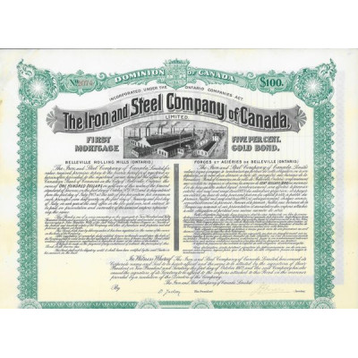 The Iron and Steel Company of Canada Limited - Forges et Aciéries de Belleville (Ontario)