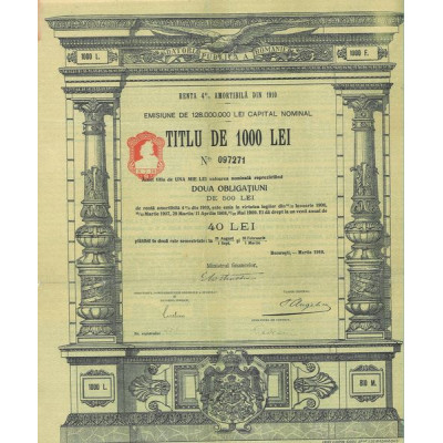 Renta 4 % Amortibilà Din 1910