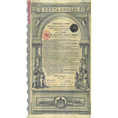 Datoria Publica a Romaniei - Renta 4 % Amortisable 1890
