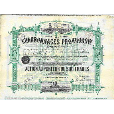 S.A. des Charbonnages de Prokhorow (Donetz)