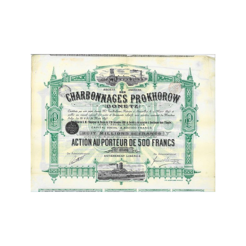 S.A. des Charbonnages de Prokhorow (Donetz)