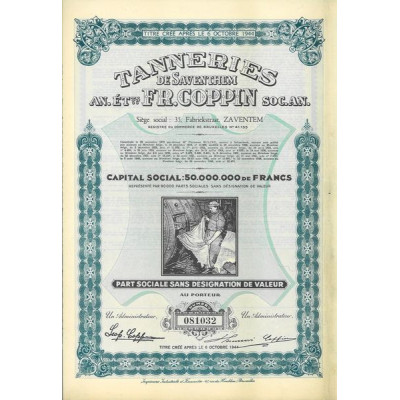 Tanneries de Saventhem Anc Ets Fr. Coppin S.A.