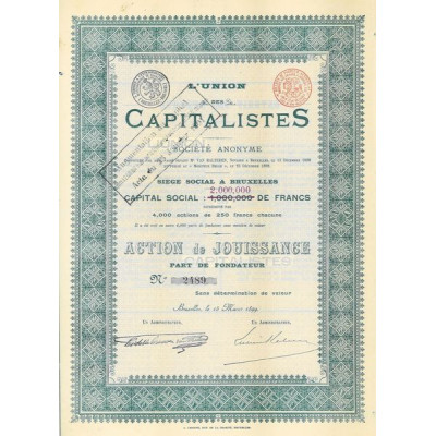L'Union des Capitalistes (Act Jouissance)