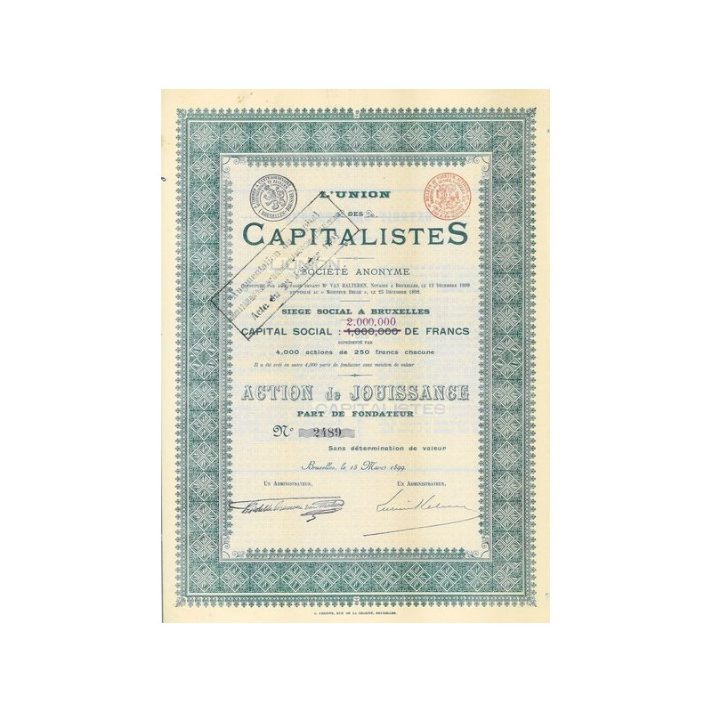 L'Union des Capitalistes (Act Jouissance)