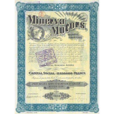 Minerva Motors (Part Sociale)