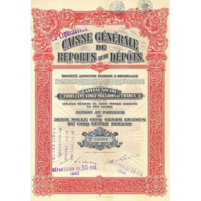 Caisse Générale de Reports et de Dépôts