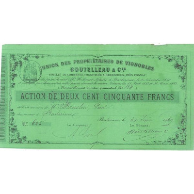 Union des Propriétaires de Vignobles - BOUTELLEAU & Cie (Act 250 F)