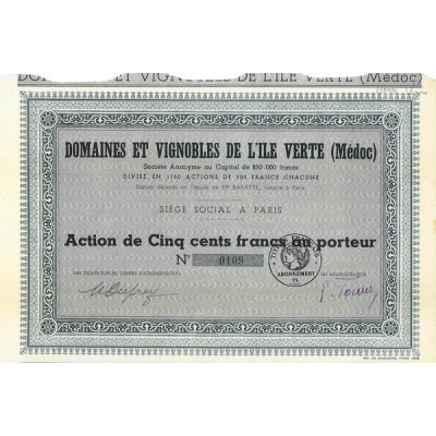 Domaines et Vignobles de l'Ile Verte (Médoc)