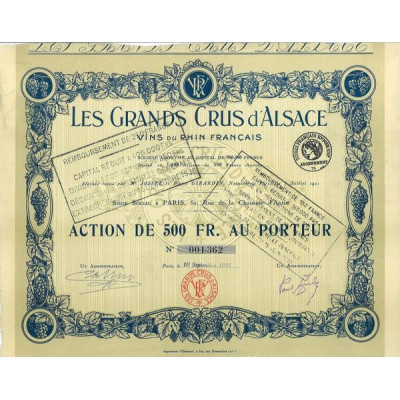 Les Grands Crus d'Alsace - Vins du Rhin Français