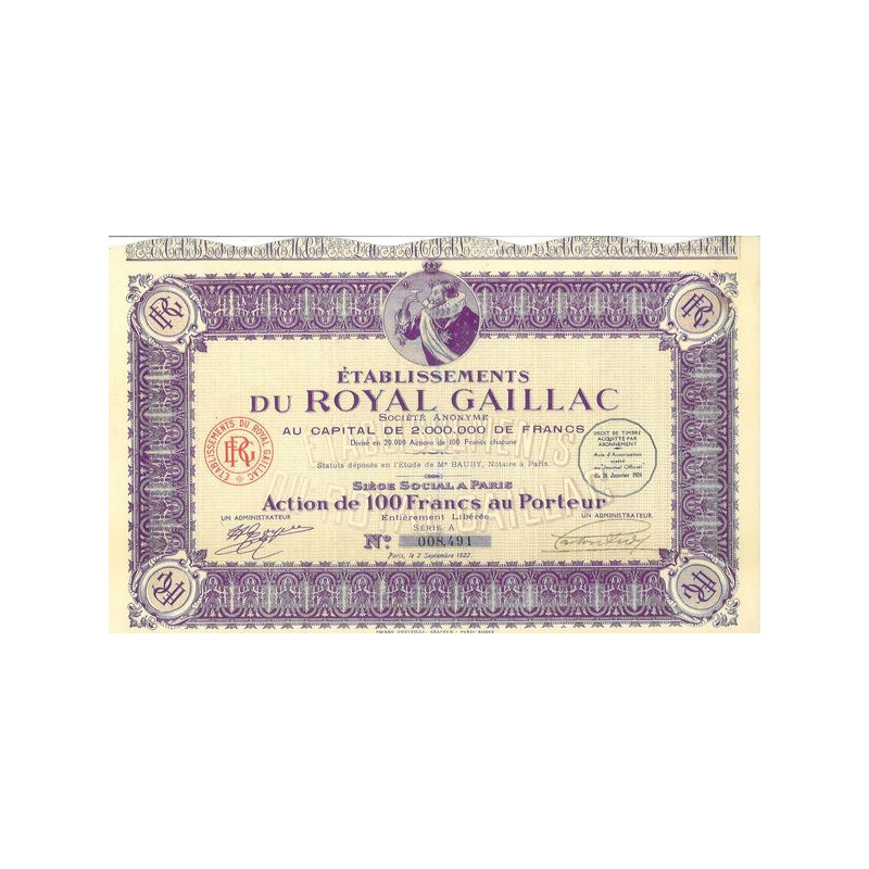 Ets du Royal Gaillac (Act 100 F)