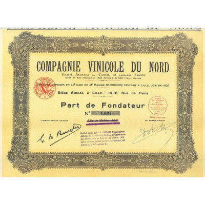Cie Vinicole du Nord