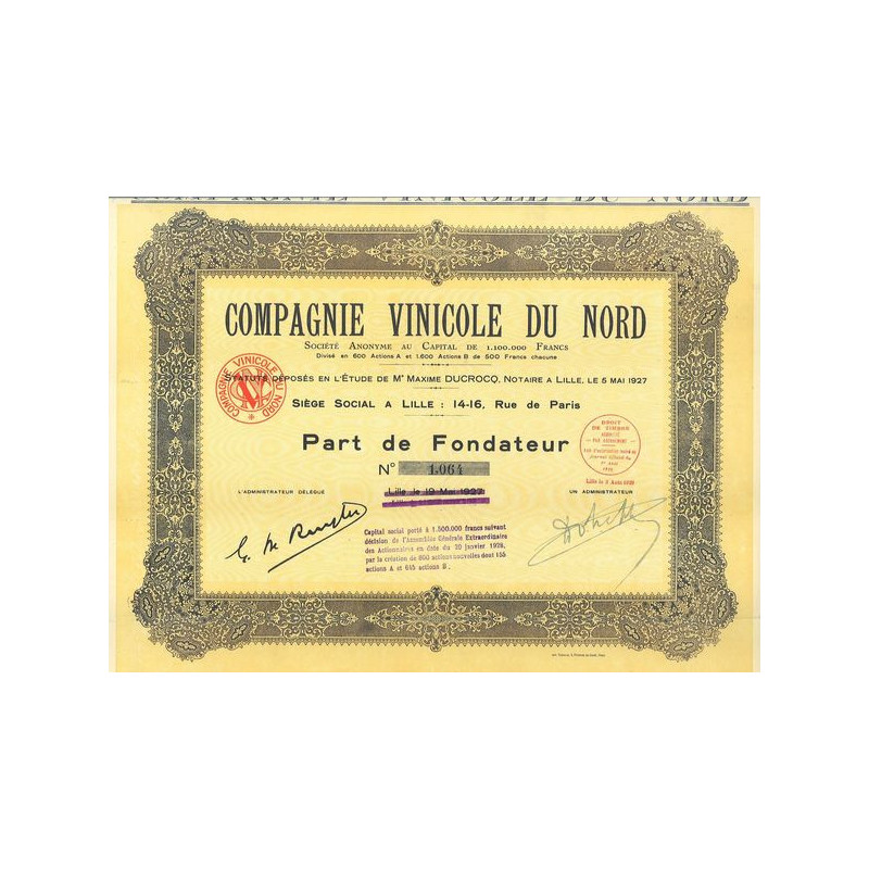 Cie Vinicole du Nord