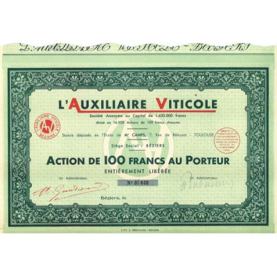L'Auxiliaire Viticole