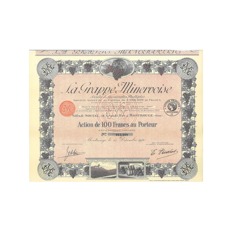 La Grappe Minervoise (Act 100 F)