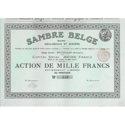 Sambre Belge - Sté Géologique et Minière
