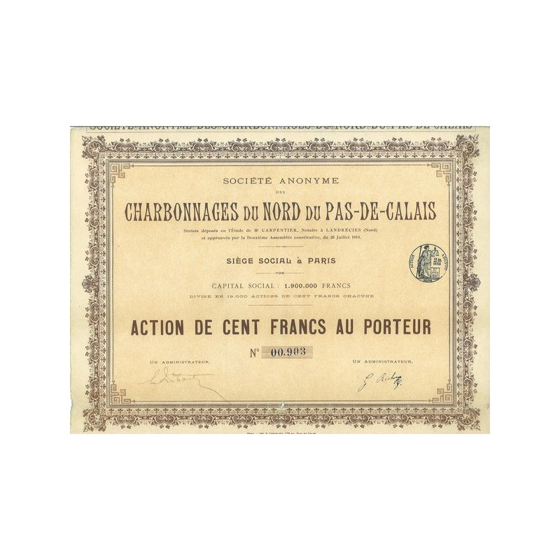 S.A. des Charbonnages du Nord du Pas-de-Calais