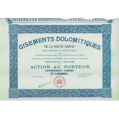 Gisements Dolomitiques de la Haute-Ariège (modele1)