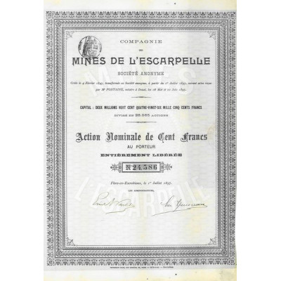 Cie des Mines de l'Escarpelle