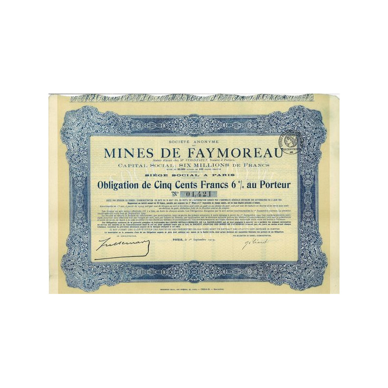 S.A. des Mines de Faymoreau