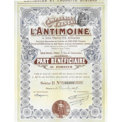 Cie Française de l'Antimoine & des Produits Miniers