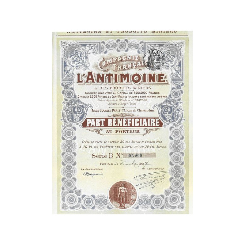 Cie Française de l'Antimoine & des Produits Miniers