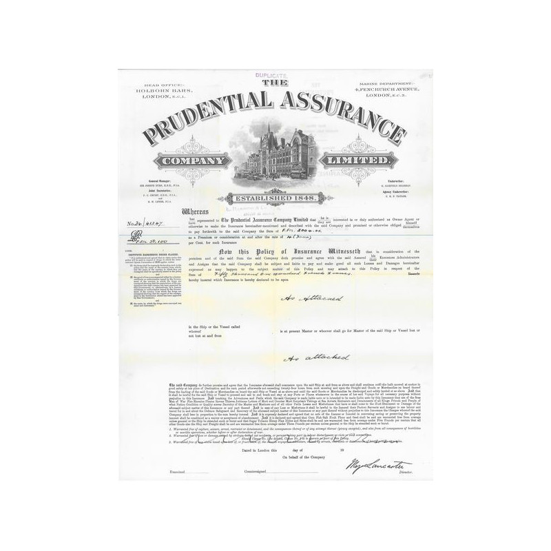 The Prudential Assurance Cy Ltd