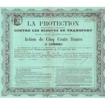 La Protection - Assurances Contre les Risques de Transport