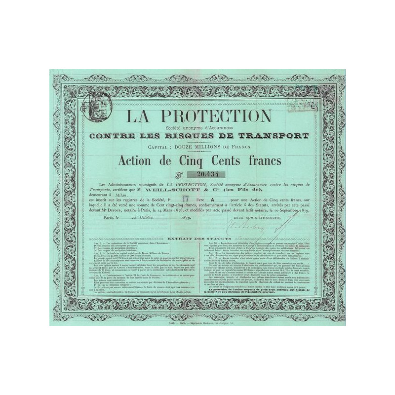 La Protection - Assurances Contre les Risques de Transport