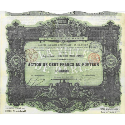 La Ville de Paris - S.A. d'Assurances et de Crédit