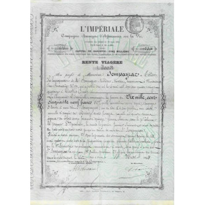 L'Impériale - C.A. d'Assurances sur la Vie