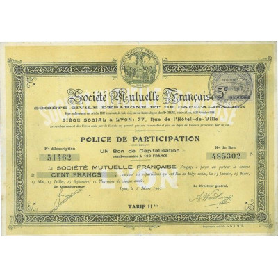 Sté Mutuelle Française (modèle 1)