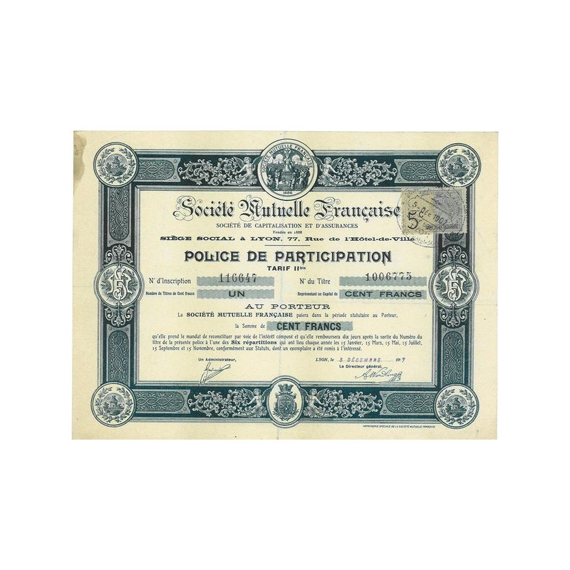 Sté Mutuelle Française (modèle 2)