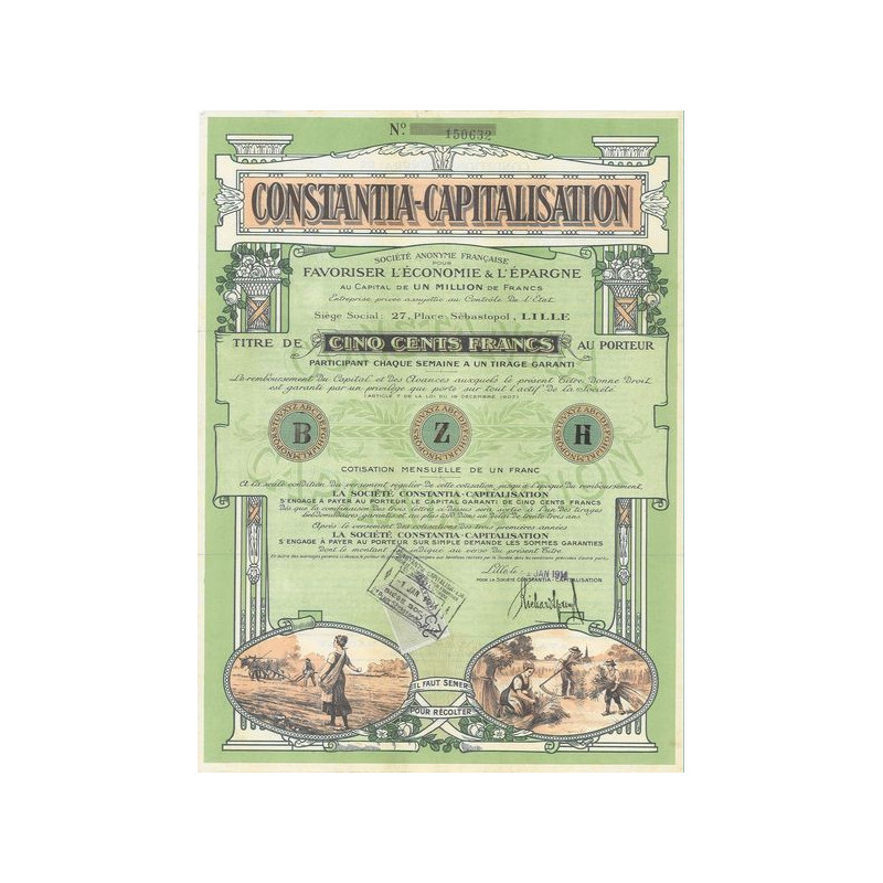 Constantia-Capitalisation