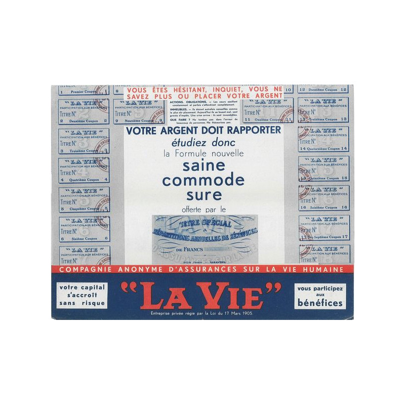 "La Vie" - Publicité