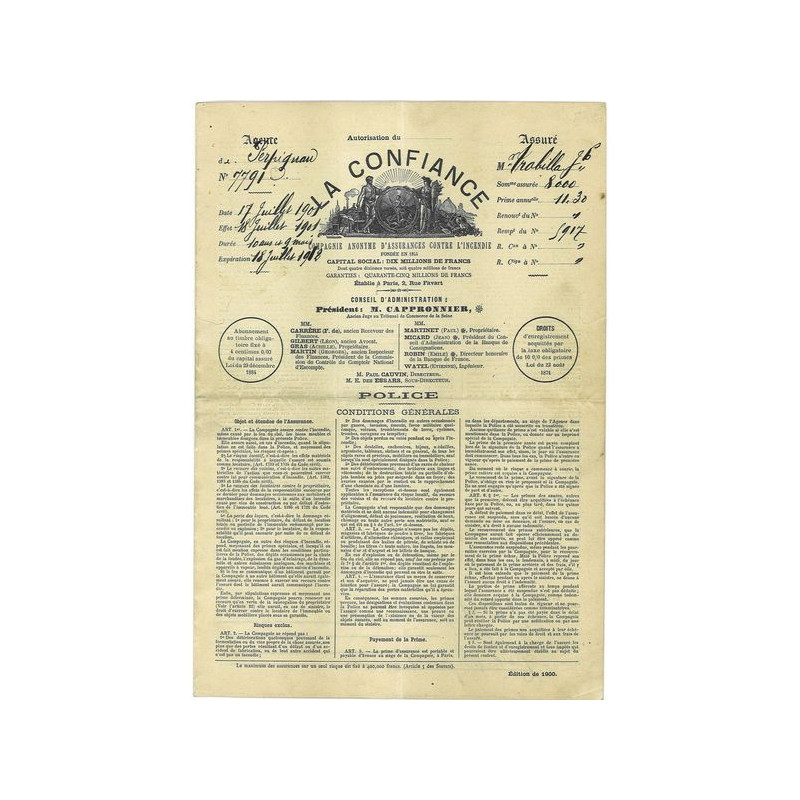 La Confiance (Prime 8000 F)