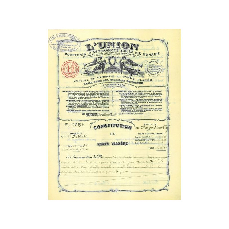 L'Union - Cie d'Assurances sur la Vie Humaine