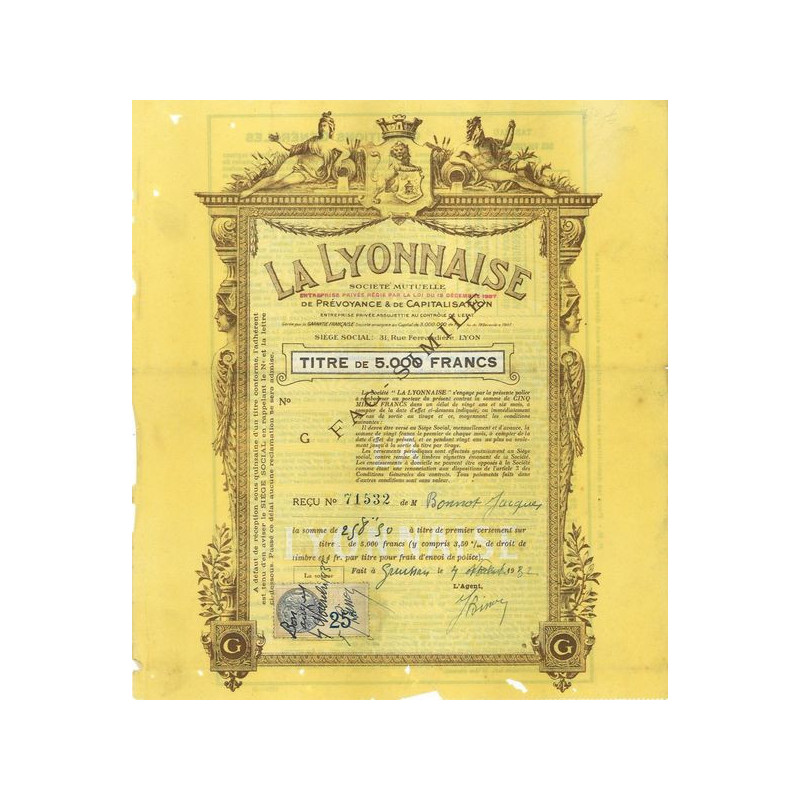 La Lyonnaise (5000 F)