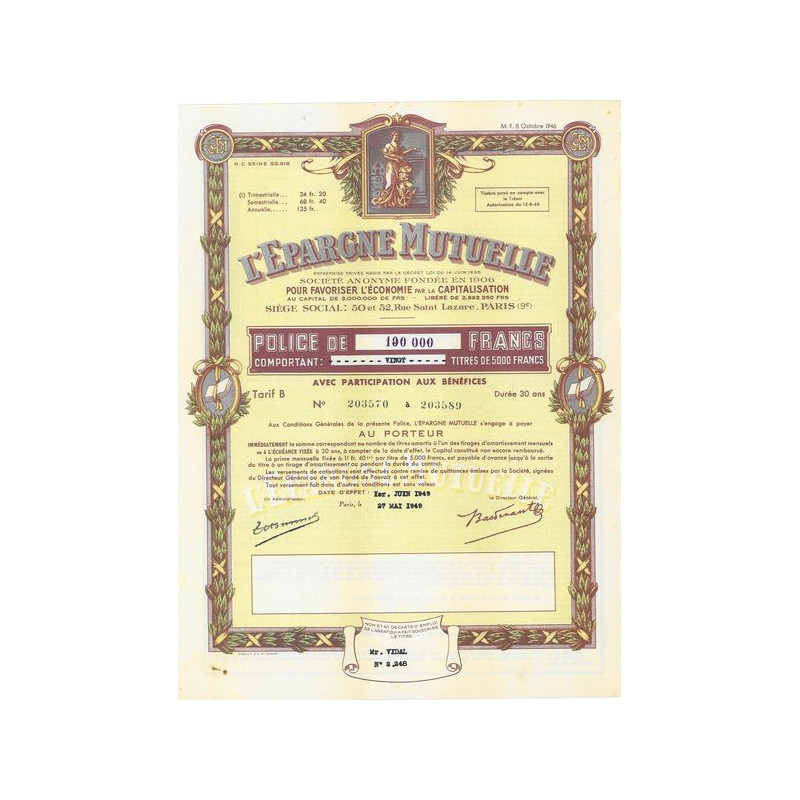 L'Epargne Mutuelle (Police)