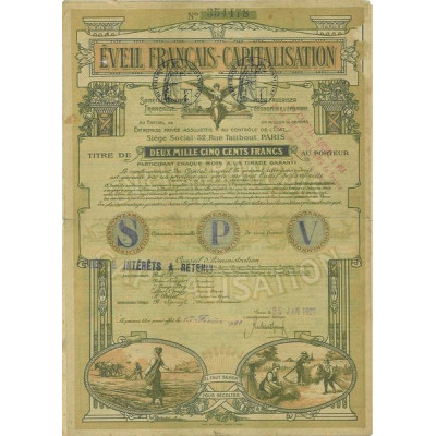 Eveil Français-Capitalisation