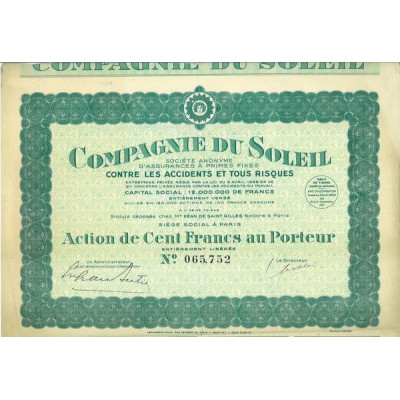 Cie du Soleil (Act 100 F)