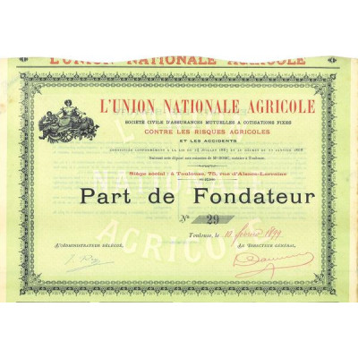 L'Union Nationale Agricole