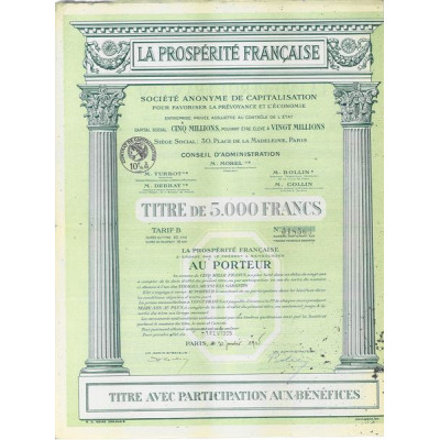 La Prospérité Française