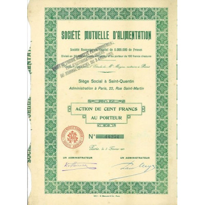 Sté Mutuelle d'Alimentation