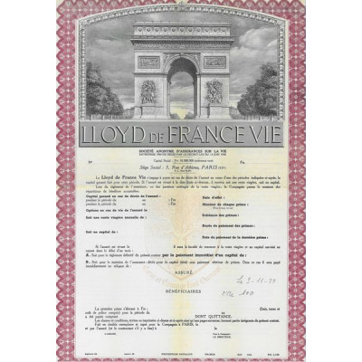 Lloyd de France Vie (blanquette)