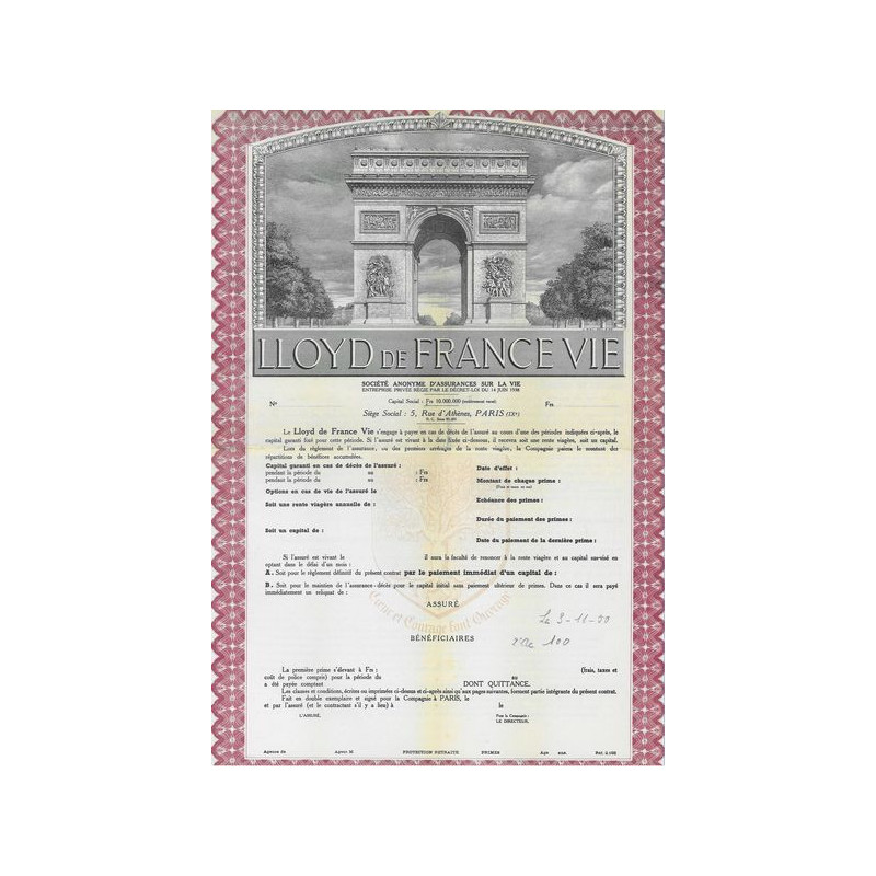 Lloyd de France Vie (blanquette)