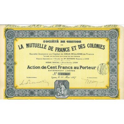 Sté de Gestion de La Mutuelle de France et des Colonies