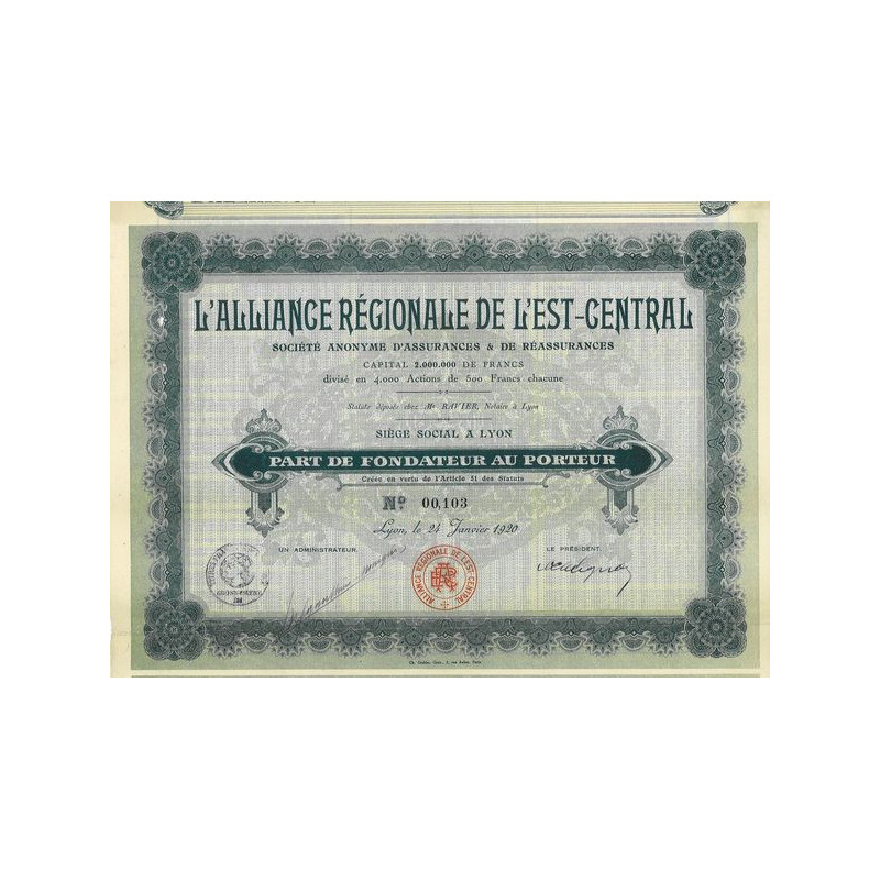 L'Alliance Régionale de L'Est-Central