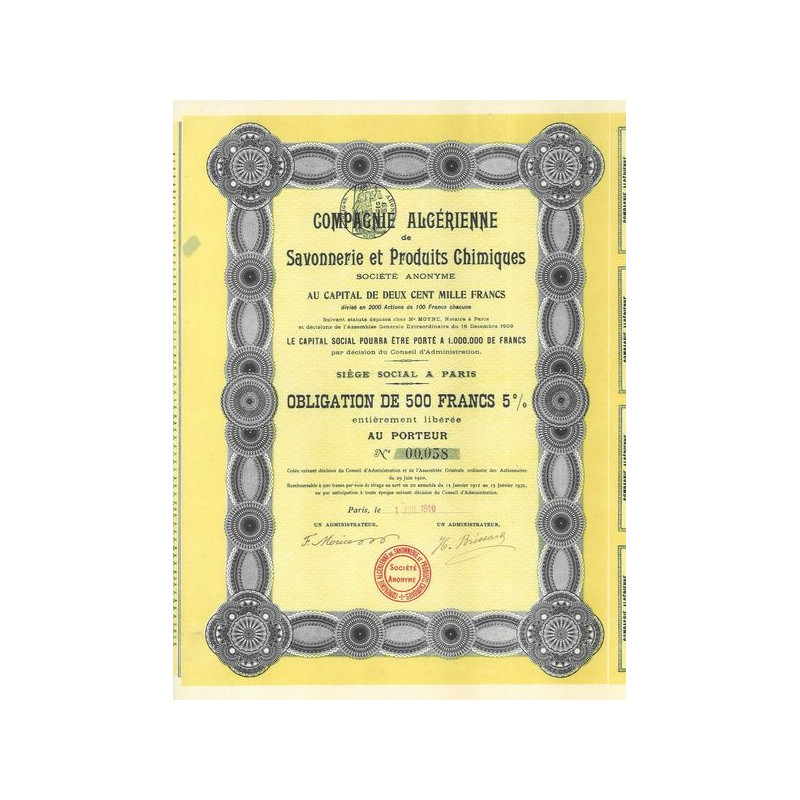 Cie Algérienne de Savonnerie et Produits Chimiques