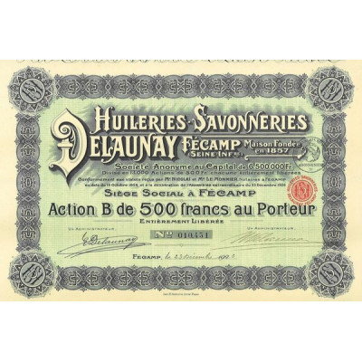 Huileries-Savonneries Delaunay