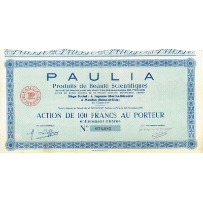 PAULIA Produits de Beauté Scientifiques (modele 2)